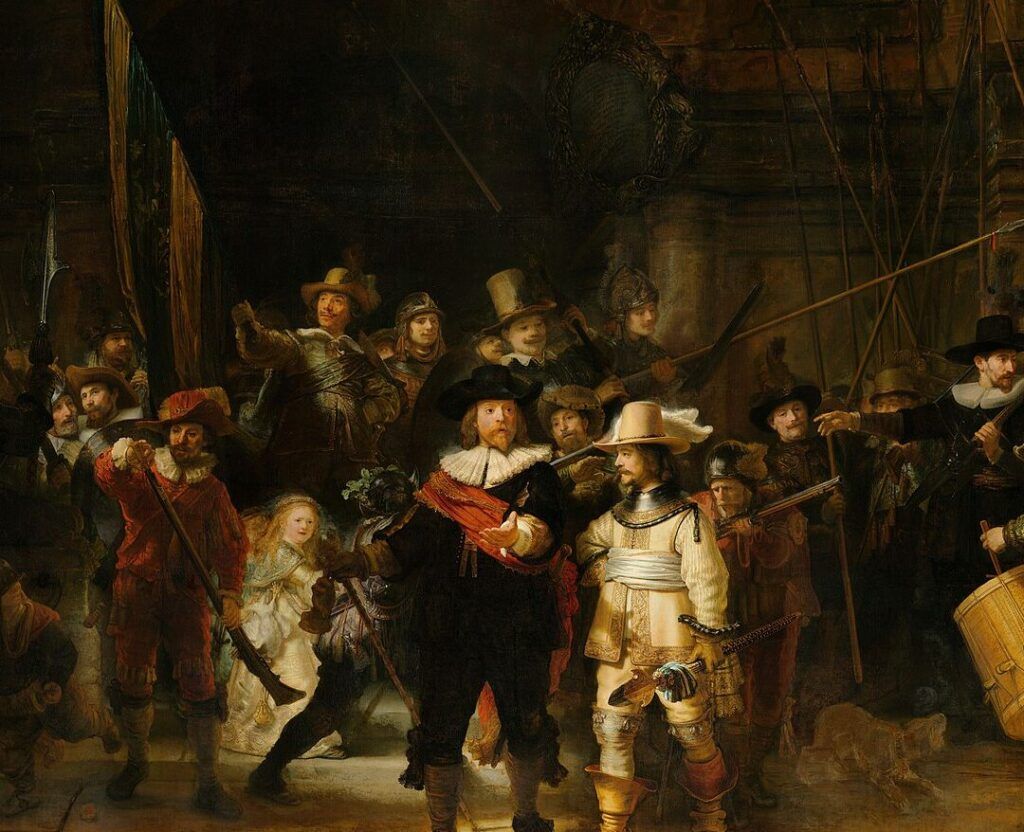 la ronda de noche de rembrandt