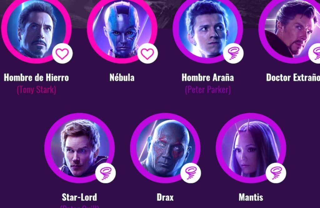 nombres de los vengadores y sus historias