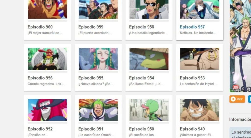 one piece en espanol online